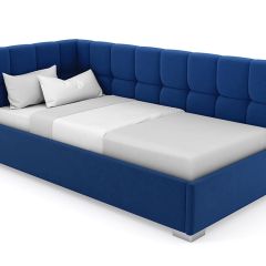 Кровать угловая Мия интерьерная +основание (80х200) в Карталах - kartaly.mebel24.online | фото 16
