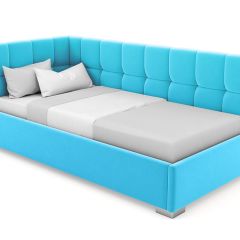 Кровать угловая Мия интерьерная +основание (80х200) в Карталах - kartaly.mebel24.online | фото 22