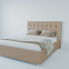 Кровать Венеция с ПМ 2000 (велюр светло-серый) в Карталах - kartaly.mebel24.online | фото 2