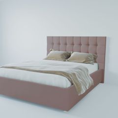 Кровать Венеция с ПМ 900 (велюр темно-серый) в Карталах - kartaly.mebel24.online | фото 2