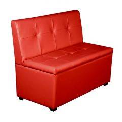 Кухонный диван Уют-1 (1000) Красный в Карталах - kartaly.mebel24.online | фото