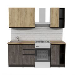 Кухонный гарнитур Адажио медиум 1400 мм в Карталах - kartaly.mebel24.online | фото 3