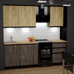 Кухонный гарнитур Адажио стандарт 1600 мм в Карталах - kartaly.mebel24.online | фото