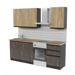 Кухонный гарнитур Адажио стандарт 1600 мм в Карталах - kartaly.mebel24.online | фото 4