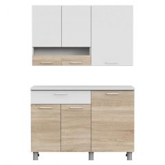 Кухонный гарнитур КГ-4 (1200) Белый/Дуб Сонома в Карталах - kartaly.mebel24.online | фото 5