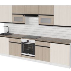 Кухонный гарнитур Кварц экстра 3000 мм в Карталах - kartaly.mebel24.online | фото 4