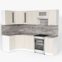 Кухонный гарнитур Лариса оптима 1 1300х2500 мм в Карталах - kartaly.mebel24.online | фото 3