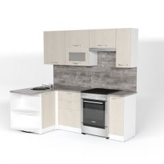 Кухонный гарнитур Лариса прайм 2 1300х2100 мм в Карталах - kartaly.mebel24.online | фото 3
