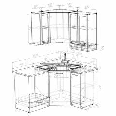 Кухонный гарнитур Лира литл 1500*1200 в Карталах - kartaly.mebel24.online | фото 3