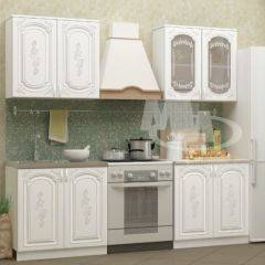 ЛИЗА-2 Кухонный гарнитур 1,6 Белый глянец холодный в Карталах - kartaly.mebel24.online | фото