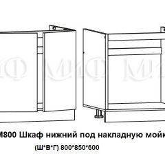 ЛИЗА-2 Кухонный гарнитур 2,0 Белый глянец холодный в Карталах - kartaly.mebel24.online | фото 6