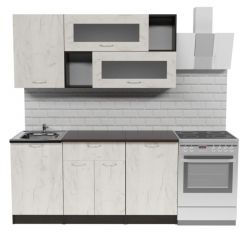 Кухонный гарнитур Лоретта стандарт 1600 мм в Карталах - kartaly.mebel24.online | фото 3