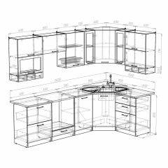 Кухонный гарнитур Ника гранд оптима 1500*2600 в Карталах - kartaly.mebel24.online | фото 3