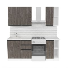 Кухонный гарнитур Ноктюрн медиум 1400 мм в Карталах - kartaly.mebel24.online | фото 4