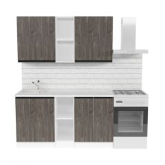 Кухонный гарнитур Ноктюрн нормал 1500 мм в Карталах - kartaly.mebel24.online | фото 3
