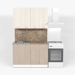 Кухонный гарнитур Ольга лайт 1 1200 мм в Карталах - kartaly.mebel24.online | фото 3