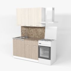 Кухонный гарнитур Ольга лайт 1 1200 мм в Карталах - kartaly.mebel24.online | фото 4