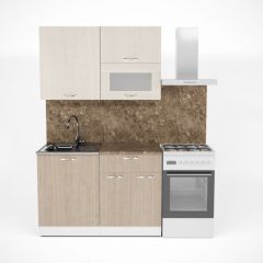 Кухонный гарнитур Ольга лайт 3 1200 мм в Карталах - kartaly.mebel24.online | фото 3