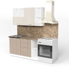 Кухонный гарнитур Ольга медиум 3 1400 мм в Карталах - kartaly.mebel24.online | фото 3