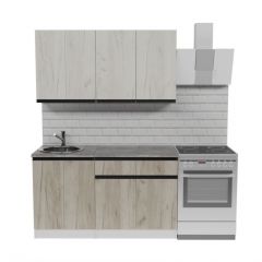 Кухонный гарнитур Паола медиум 1400 мм в Карталах - kartaly.mebel24.online | фото 3