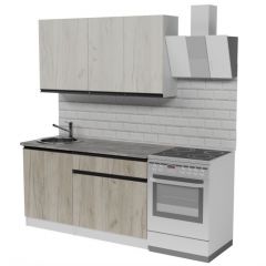 Кухонный гарнитур Паола медиум 1400 мм в Карталах - kartaly.mebel24.online | фото 4
