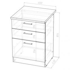 Кухонный гарнитур Паола оптима 1500х1800 мм в Карталах - kartaly.mebel24.online | фото 17