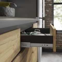 Кухонный гарнитур Лофт 2.0 (Дуб Крафт/Венге) в Карталах - kartaly.mebel24.online | фото 2