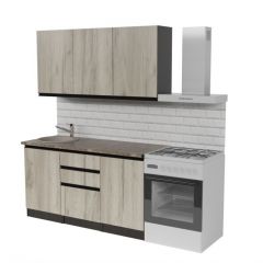 Кухонный гарнитур Равенна нормал 1500 мм в Карталах - kartaly.mebel24.online | фото 4
