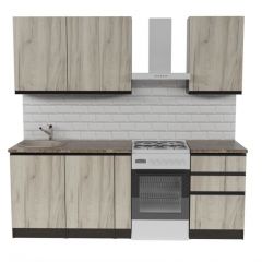 Кухонный гарнитур Равенна стандарт 1600 мм в Карталах - kartaly.mebel24.online | фото 3