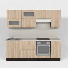 Кухонный гарнитур Симона компакт 2200 в Карталах - kartaly.mebel24.online | фото 3