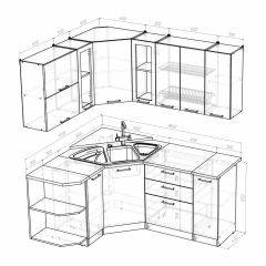 Кухонный гарнитур Светлана оптима 1500*1800 в Карталах - kartaly.mebel24.online | фото 3