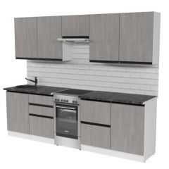 Кухонный гарнитур Сюита мега 2500 мм в Карталах - kartaly.mebel24.online | фото 4