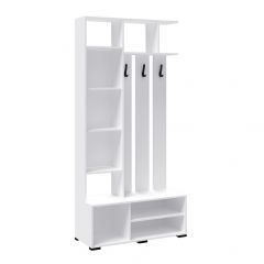 Модульная Прихожая Бриз (Белый/ Дуб юкон) в Карталах - kartaly.mebel24.online | фото 3