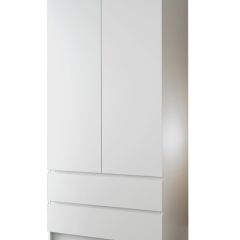 МОРИ МШ 900.1 Шкаф с 2мя дв и 2мя ящ. (белый) в Карталах - kartaly.mebel24.online | фото