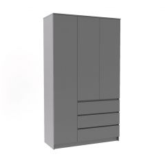 МОРИ МШ 1200.1 Шкаф (графит) в Карталах - kartaly.mebel24.online | фото 2