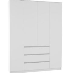 МОРИ МШ 1600.1 Шкаф (белый) в Карталах - kartaly.mebel24.online | фото 2