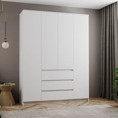 МОРИ МШ 1600.1 Шкаф (белый) в Карталах - kartaly.mebel24.online | фото