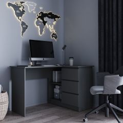 МОРИ МС-16 Стол угловой УНИ (графит) в Карталах - kartaly.mebel24.online | фото
