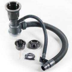 Мойка H6050B MELANA ProfLine 3,0/200 ГРАФИТ врезная прямоугольная с коландером H6050B в Карталах - kartaly.mebel24.online | фото 2