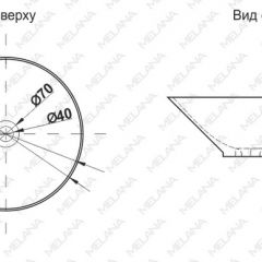 Накладная раковина melana mln-t4006-b1 (синяя) в Карталах - kartaly.mebel24.online | фото 2