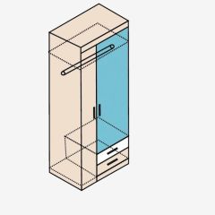 НИКА Н10з Шкаф для одежды в Карталах - kartaly.mebel24.online | фото 4