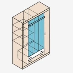 НИКА Н13 Шкаф для одежды в Карталах - kartaly.mebel24.online | фото 5