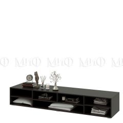 НИКОЛЬ Тумба ТВ (Черный глянец/Черный) в Карталах - kartaly.mebel24.online | фото 2