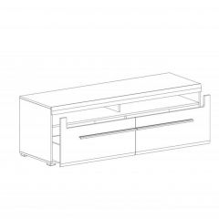 НИЦЦА Гостиная Тумба ТВ в Карталах - kartaly.mebel24.online | фото 2