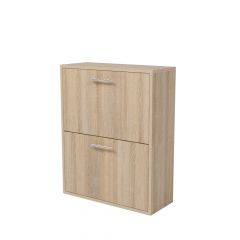 Обувница 2 секции (дуб сонома) в Карталах - kartaly.mebel24.online | фото