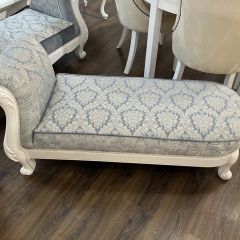Оттоманка Мишель 1-а боковина (белый матовый) в Карталах - kartaly.mebel24.online | фото 2