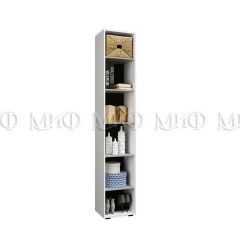 НЭНСИ NEW Пенал 500 (Белый глянец холодный/Белый) в Карталах - kartaly.mebel24.online | фото 2