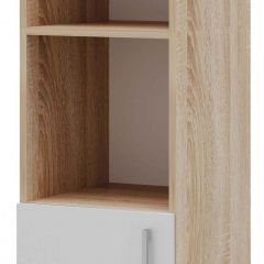 Пенал ПКС-8 Дуб сонома/Белый глянец в Карталах - kartaly.mebel24.online | фото