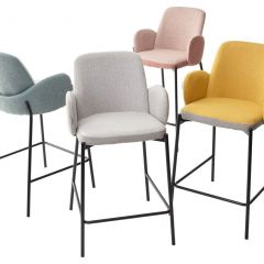 Полубарный стул NYX (H=65cm) VF113 светлая мята / VF115 серо-зеленый М-City в Карталах - kartaly.mebel24.online | фото 2