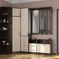 Прихожая ДИАНА-4 сек №29 (Венге/Дуб молочный) в Карталах - kartaly.mebel24.online | фото 3